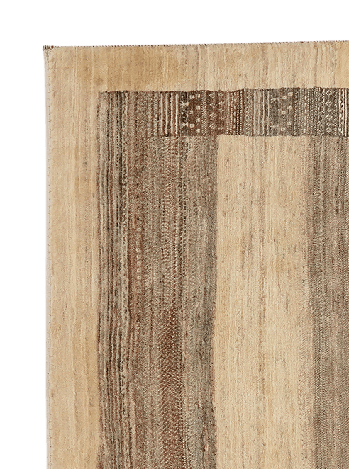 Rizbaf — Hand-knotted, 113x178 cm, Beige, 100% Virgin Wool | View 3