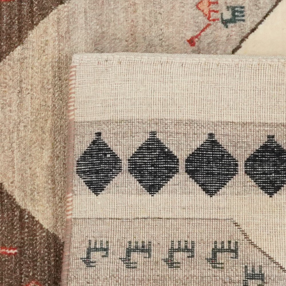 Rizbaf — Hand-knotted, 106x171 cm, Beige, 100% Virgin Wool | View 6