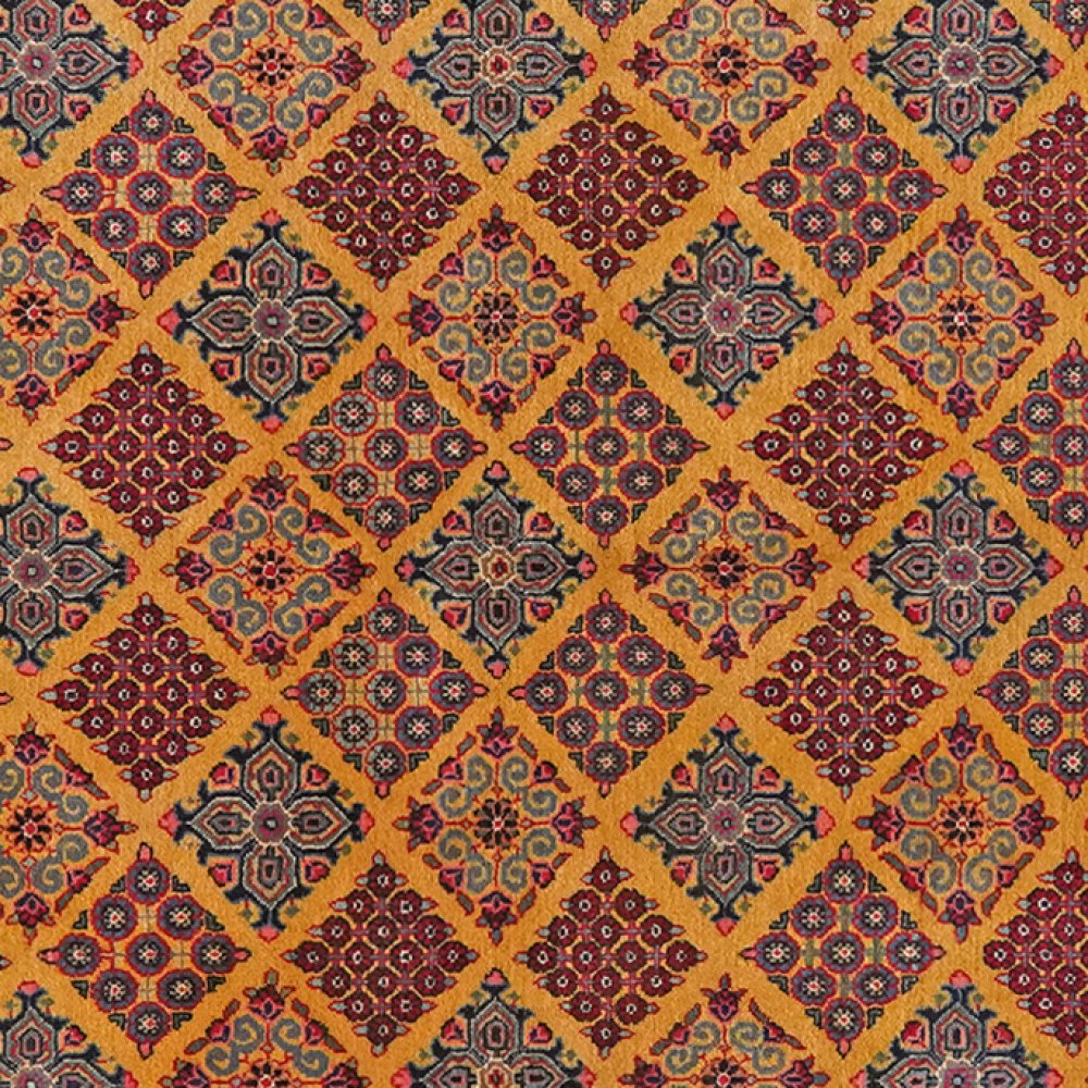 Sarough — Hand-knotted, 128x207 cm, Orange, 100% Virgin Wool | View 4