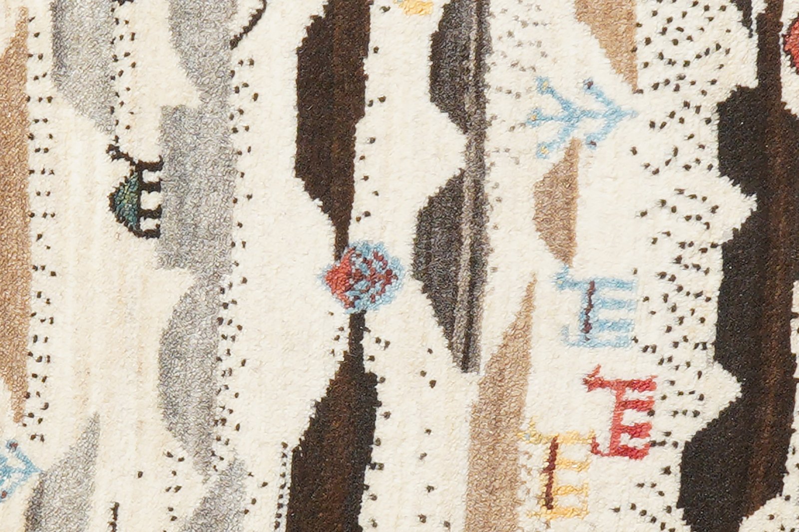 Rizbaf — Hand-knotted, 84x131 cm, Beige, 100% Virgin Wool | View 7
