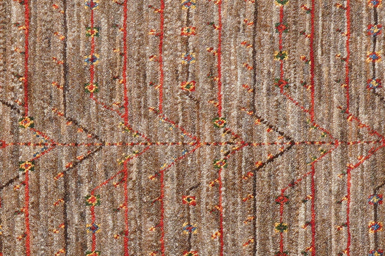 Rizbaf — Hand-knotted, 87x135 cm, Brown, 100% Virgin Wool | View 7