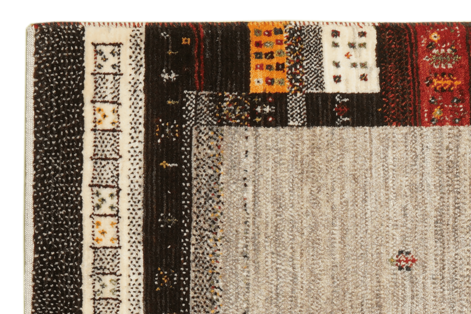 Rizbaf — Hand-knotted, 85x131 cm, Beige, 100% Virgin Wool | View 3