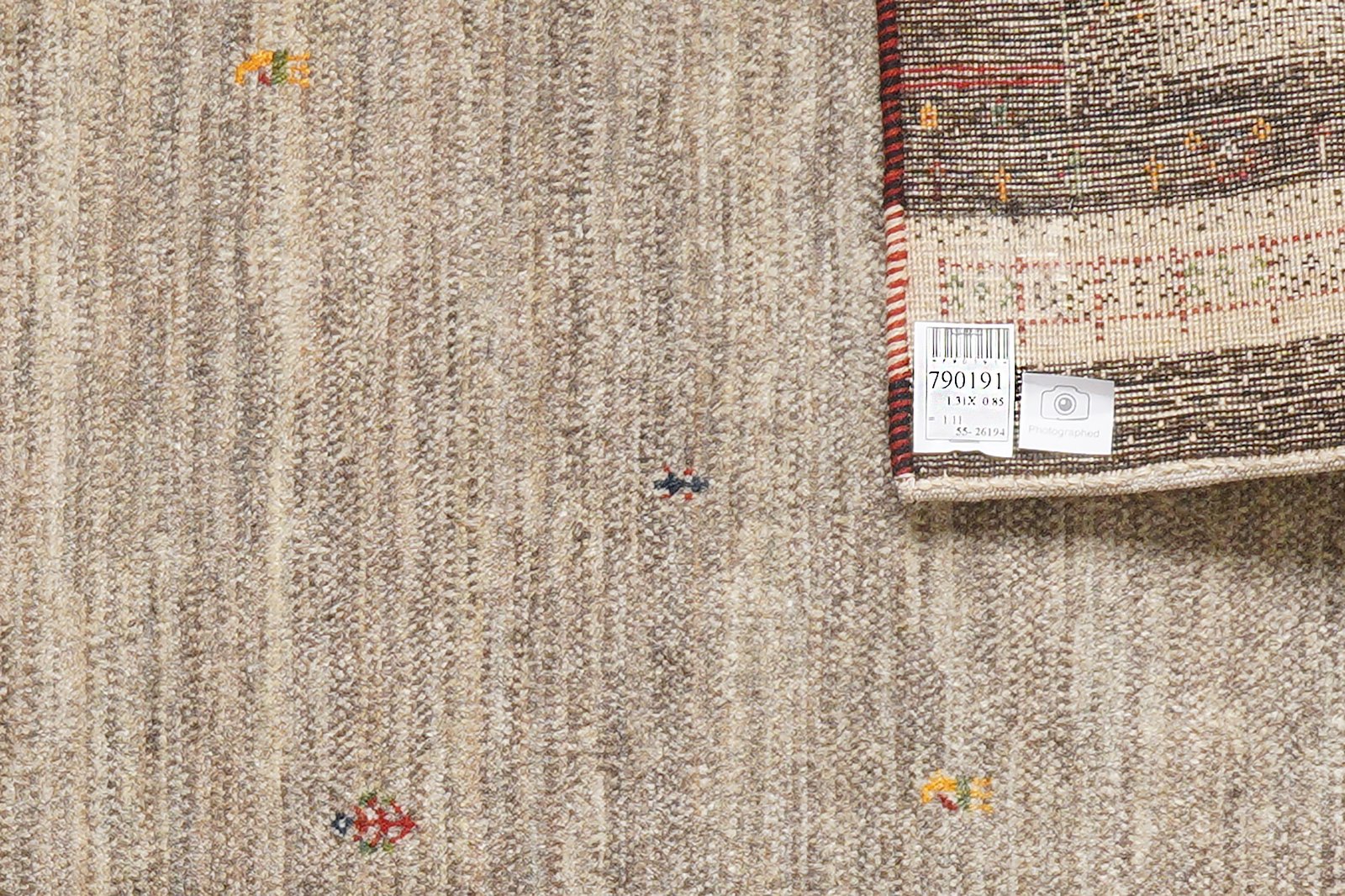 Rizbaf — Hand-knotted, 85x131 cm, Beige, 100% Virgin Wool | View 6