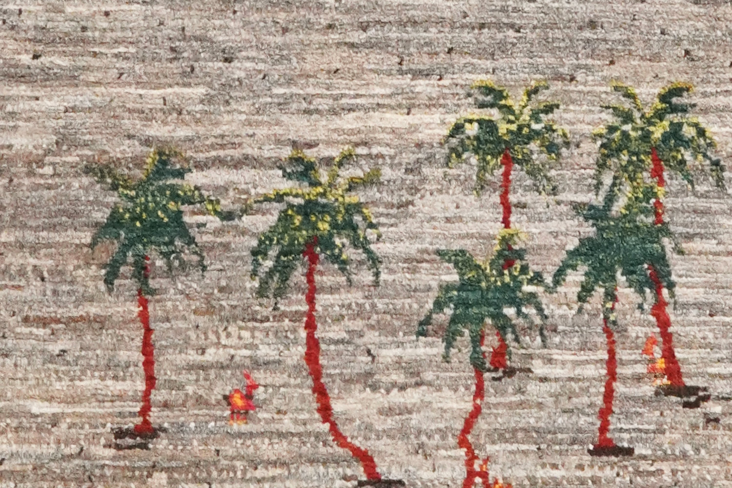 Rizbaf — Hand-knotted, 84x126 cm, Grey, 100% Virgin Wool | View 4