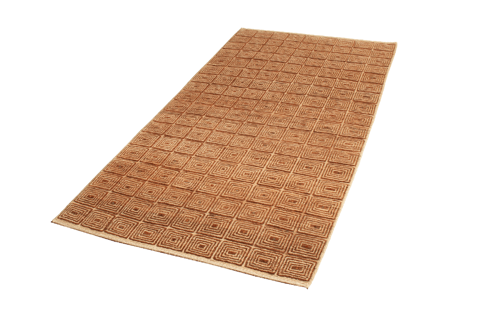 Rizbaf — Hand-knotted, 101x197 cm, Brown, 100% Virgin Wool | View 5