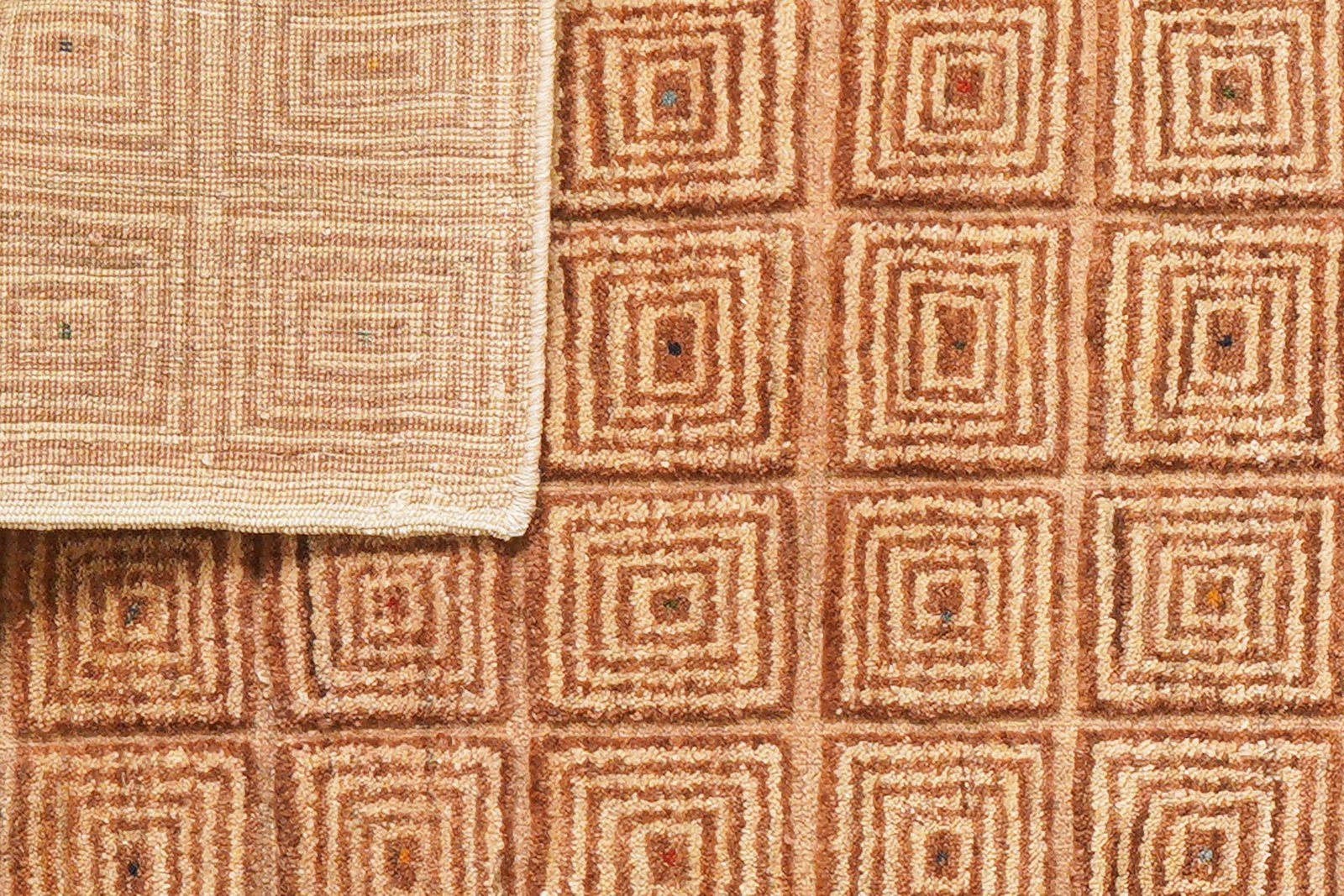 Rizbaf — Hand-knotted, 101x197 cm, Brown, 100% Virgin Wool | View 7