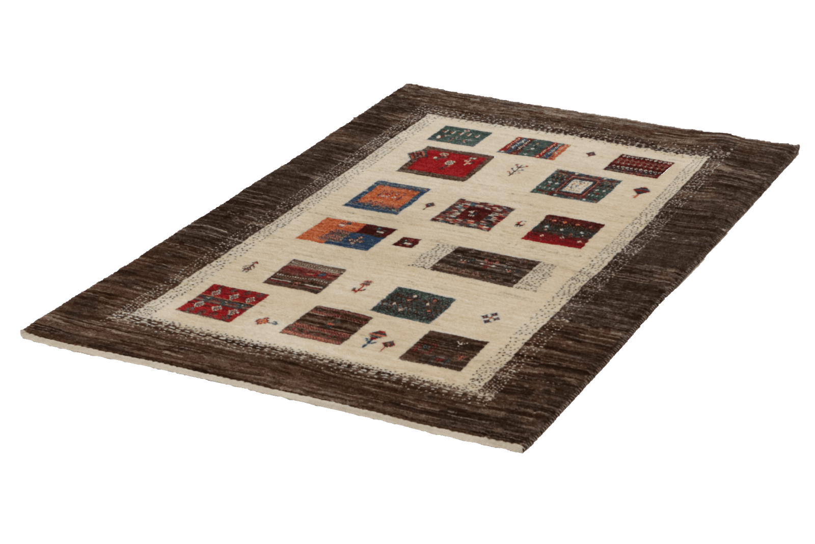 Rizbaf — Hand-knotted, 86x136 cm, Beige, 100% Virgin Wool | View 5