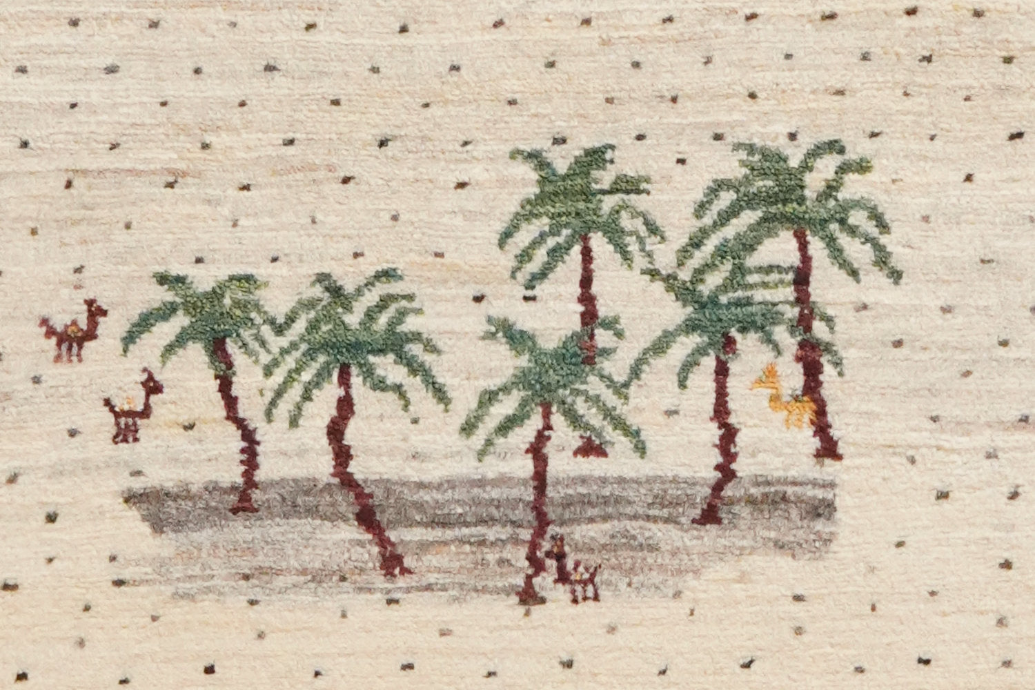 Rizbaf — Hand-knotted, 80x117 cm, Beige, 100% Virgin Wool | View 4
