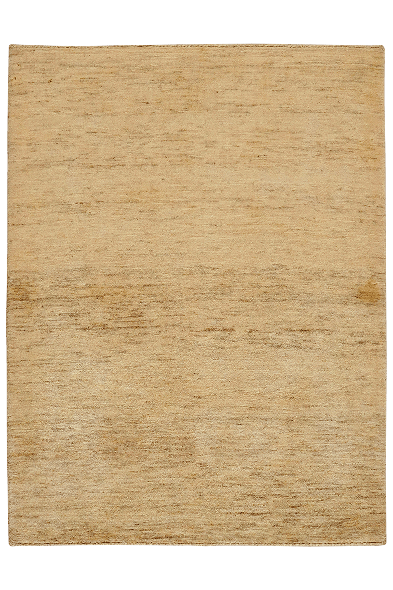 Rizbaf — Hand-knotted, 101x135 cm, Beige, 100% Virgin Wool | Main view