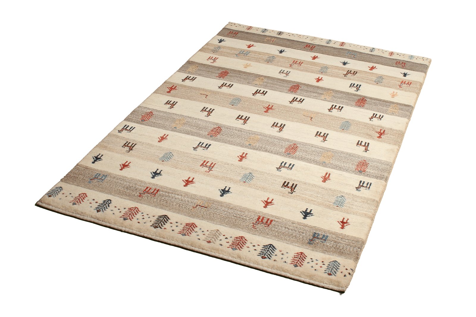 Rizbaf — Hand-knotted, 100x156 cm, Beige, 100% Virgin Wool | View 5