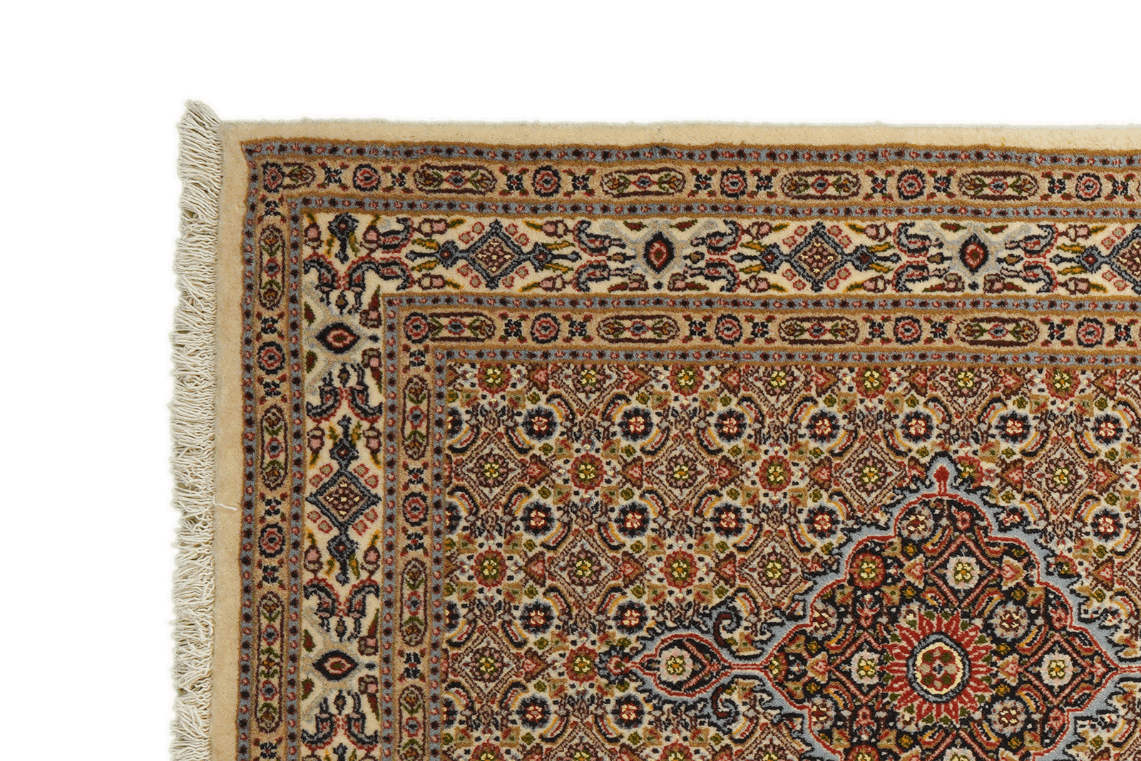 Moud Mahi — Handgefertigt, 242x81 cm, Beige, 100% Virgin Wool | View 4