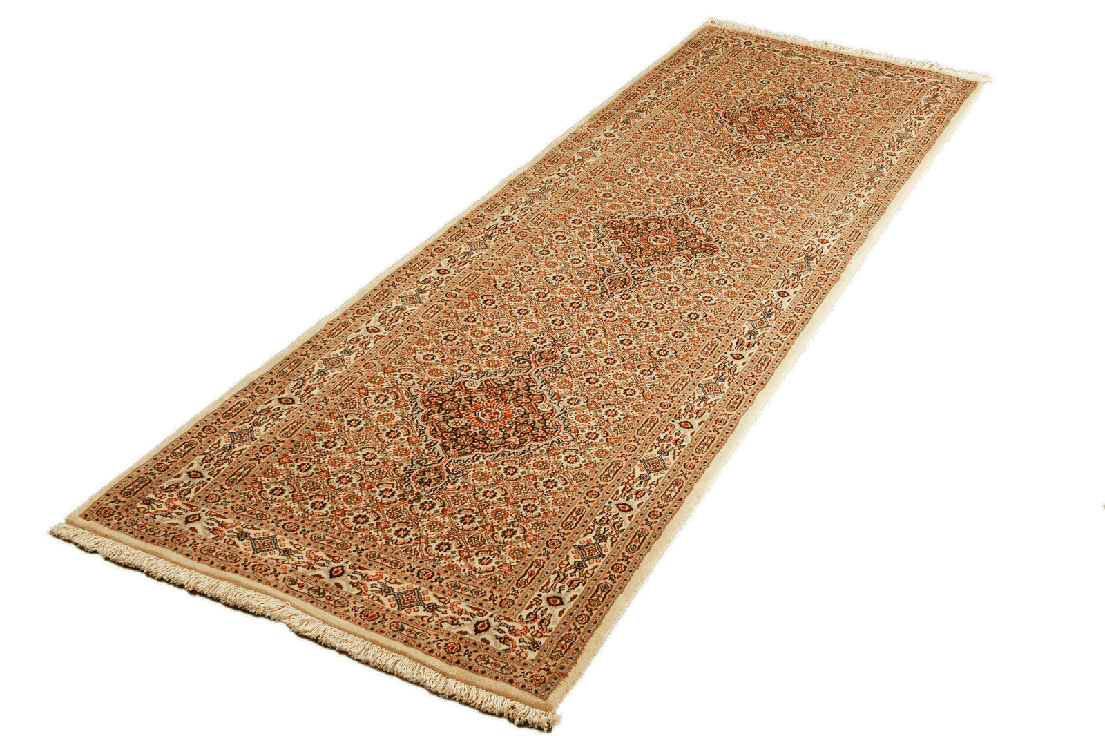 Moud Mahi — Handgefertigt, 242x81 cm, Beige, 100% Virgin Wool | View 6