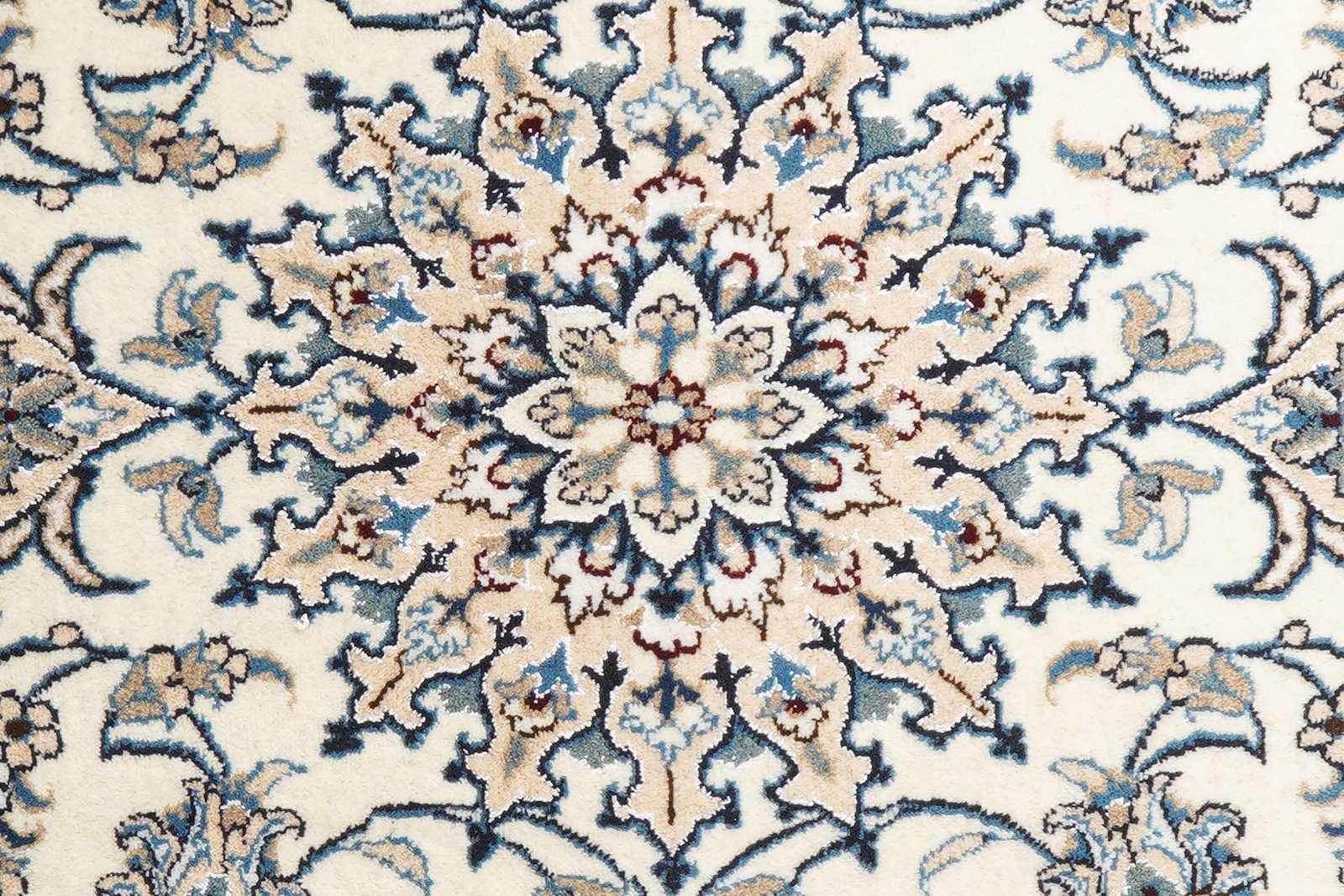 Nain 12La — Hand-knotted, 144x203 cm, Beige, 100% Virgin Wool | View 8