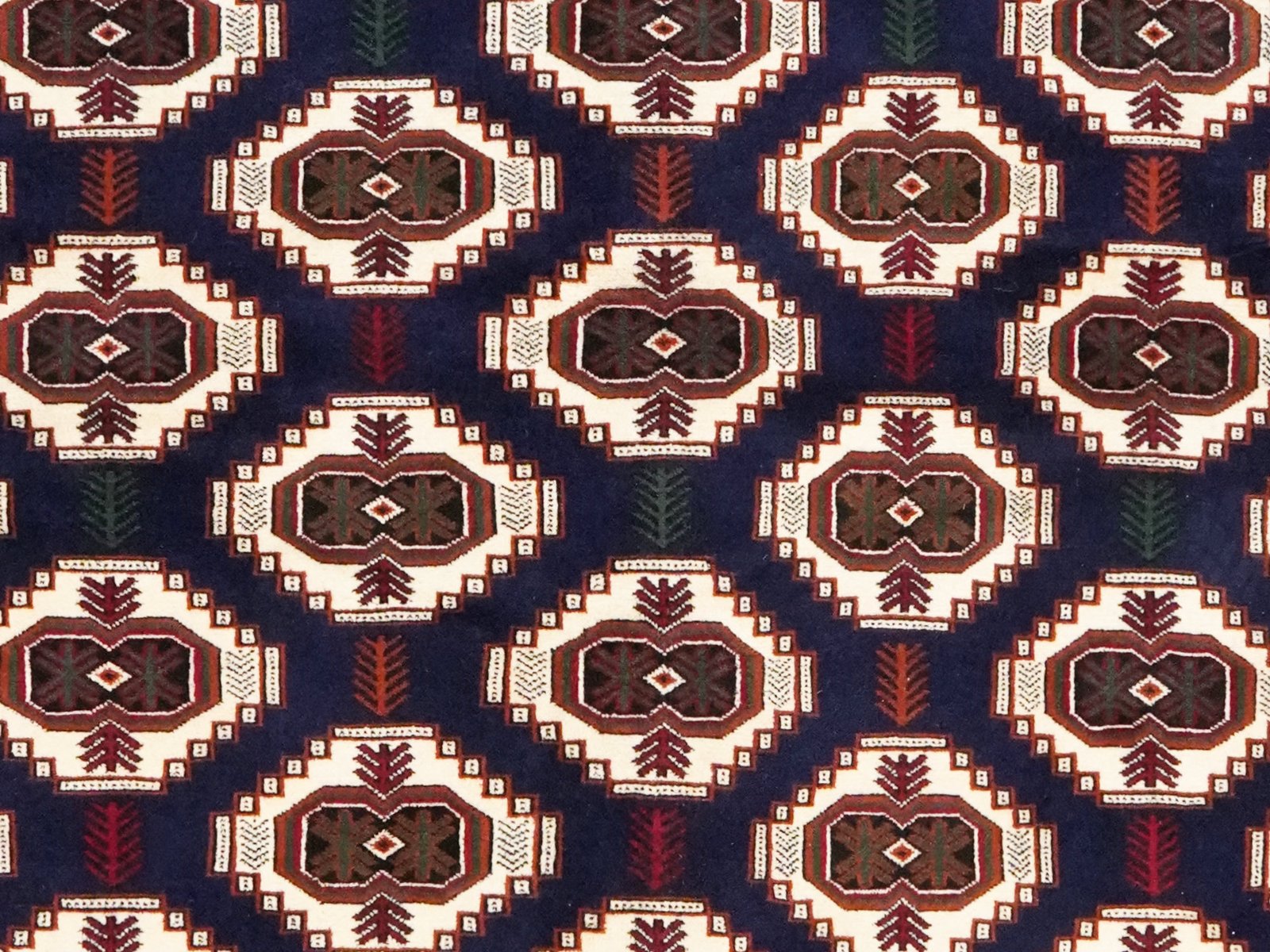 Turkman — Hand-knotted, 302x375 cm, Blue, 100% Virgin Wool | View 4