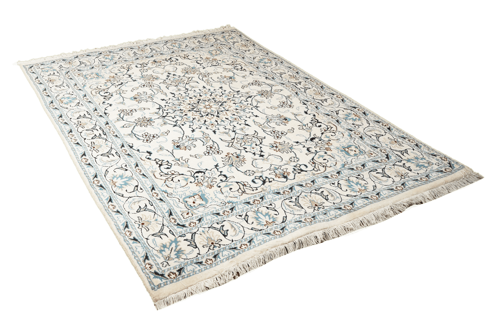 Nain 12La — Hand-knotted, 149x204 cm, Beige, 100% Virgin Wool | View 4
