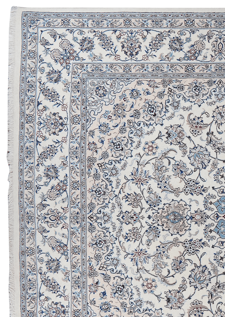 Nain 12La — Hand-knotted, 300x392 cm, Beige, 100% Virgin Wool | View 3