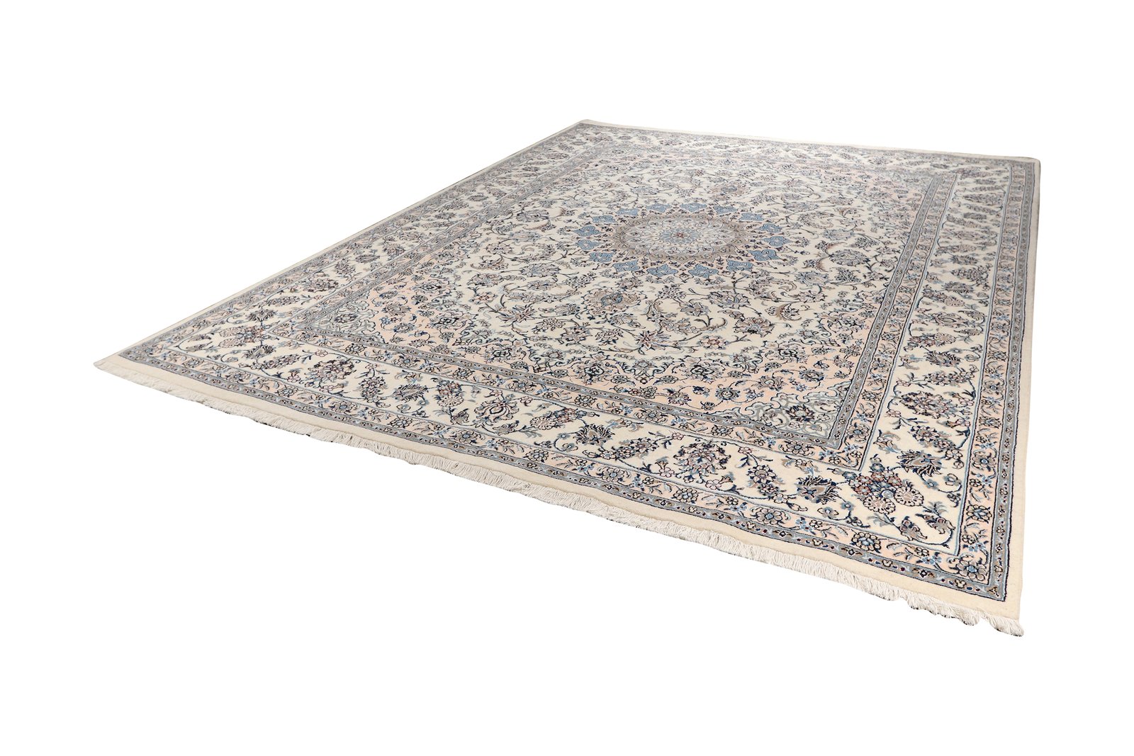 Nain 12La — Hand-knotted, 300x392 cm, Beige, 100% Virgin Wool | View 5