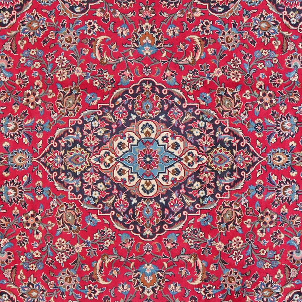 Ardakan — Hand-knotted, 247x358 cm, Red, 100% Virgin Wool | View 4