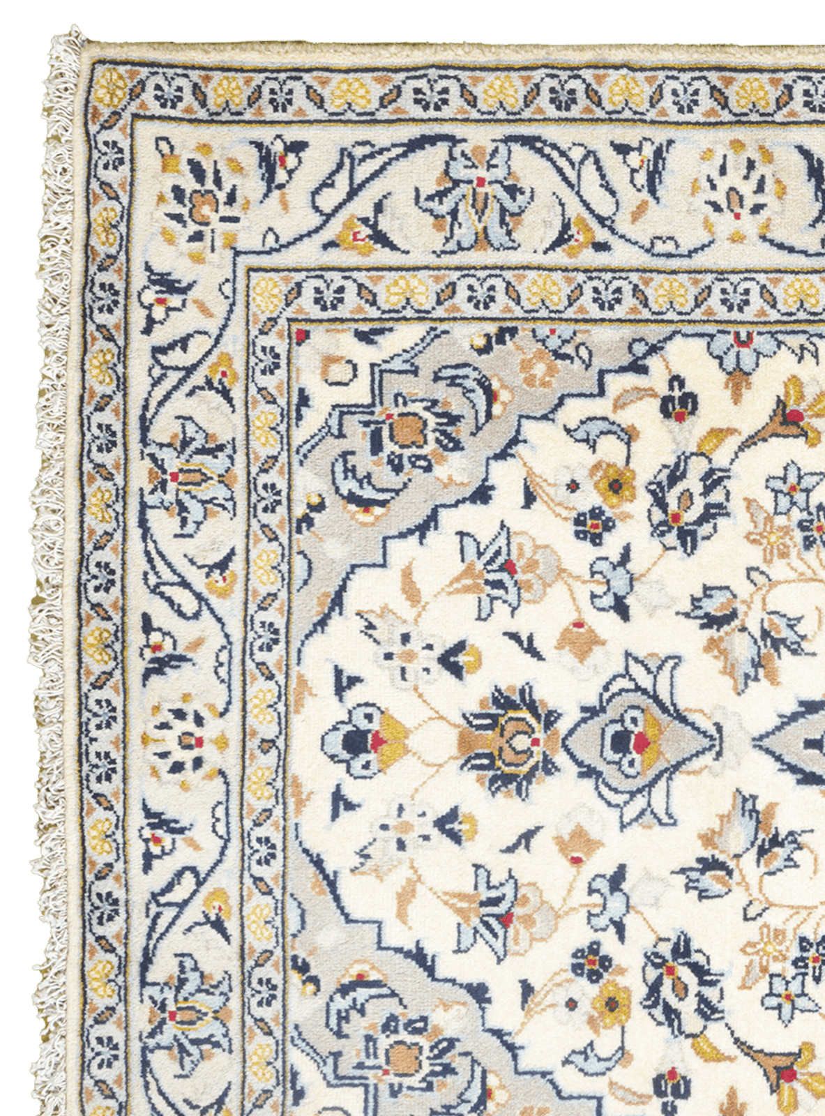Ardakan — Hand-knotted, 100x149 cm, Beige, 100% Virgin Wool | View 3