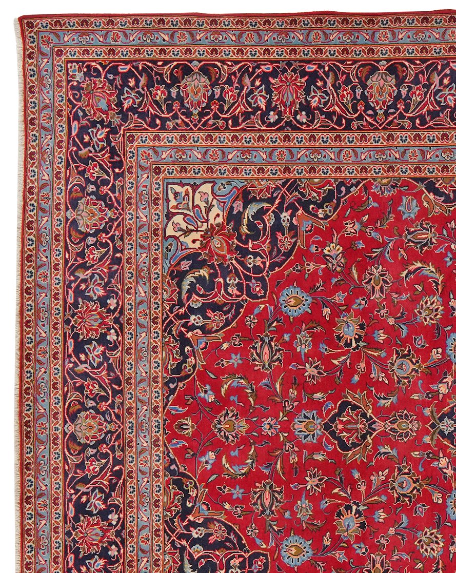 Ardakan — Hand-knotted, 250x350 cm, Red, 100% Virgin Wool | View 3