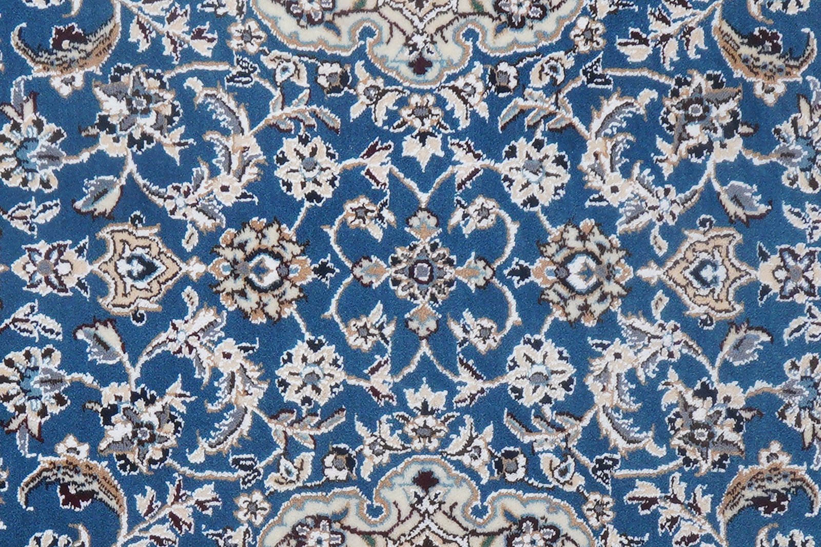 Nain 9La — Hand-knotted, 61x193 cm, Blue, 100% Virgin Wool | View 7