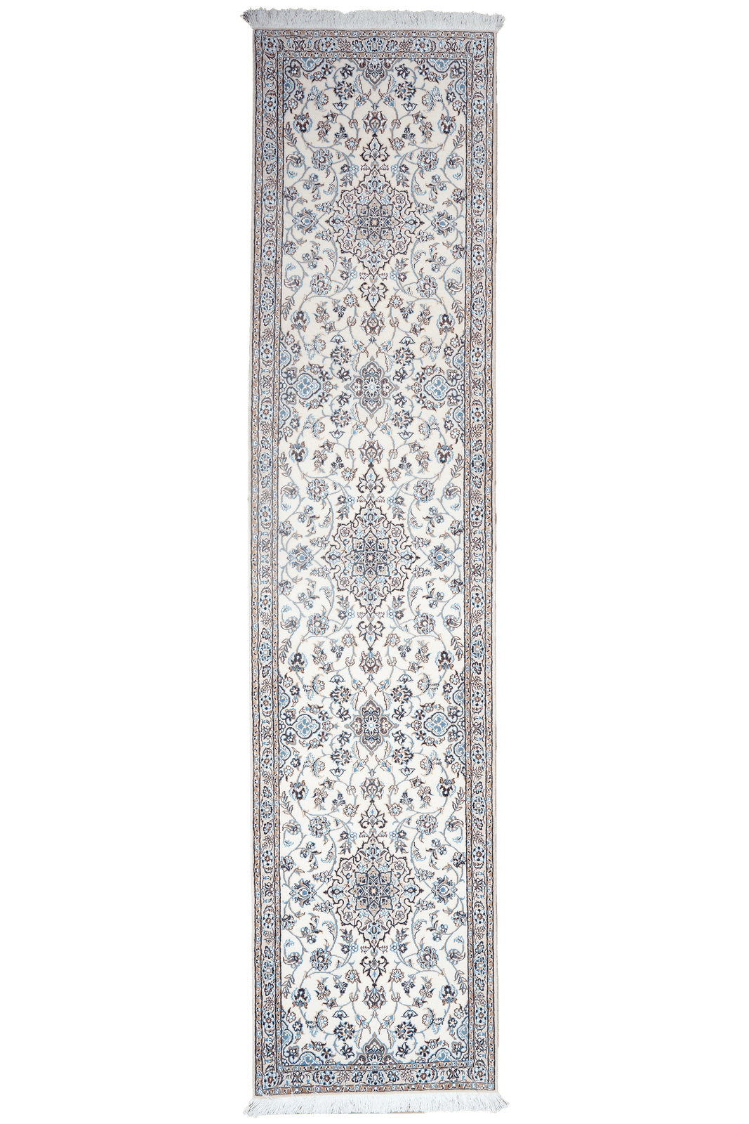 Nain 9La — Hand-knotted, 71x307 cm, Beige, 100% Virgin Wool | Main view