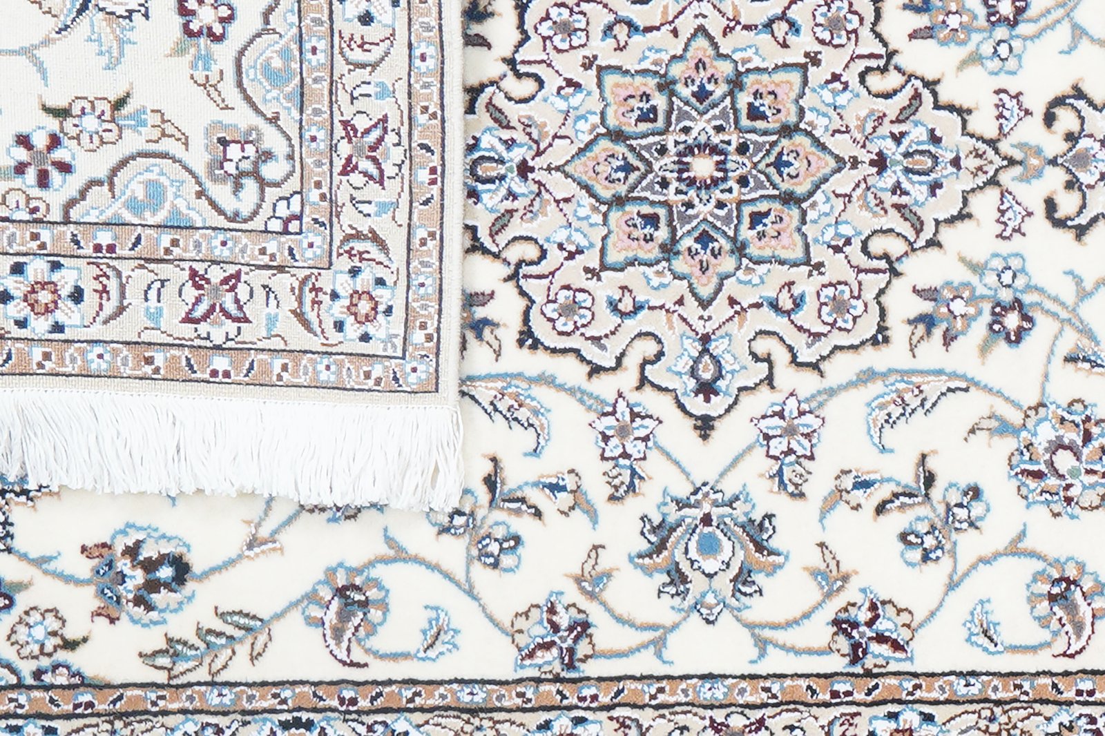 Nain 9La — Hand-knotted, 71x307 cm, Beige, 100% Virgin Wool | View 7