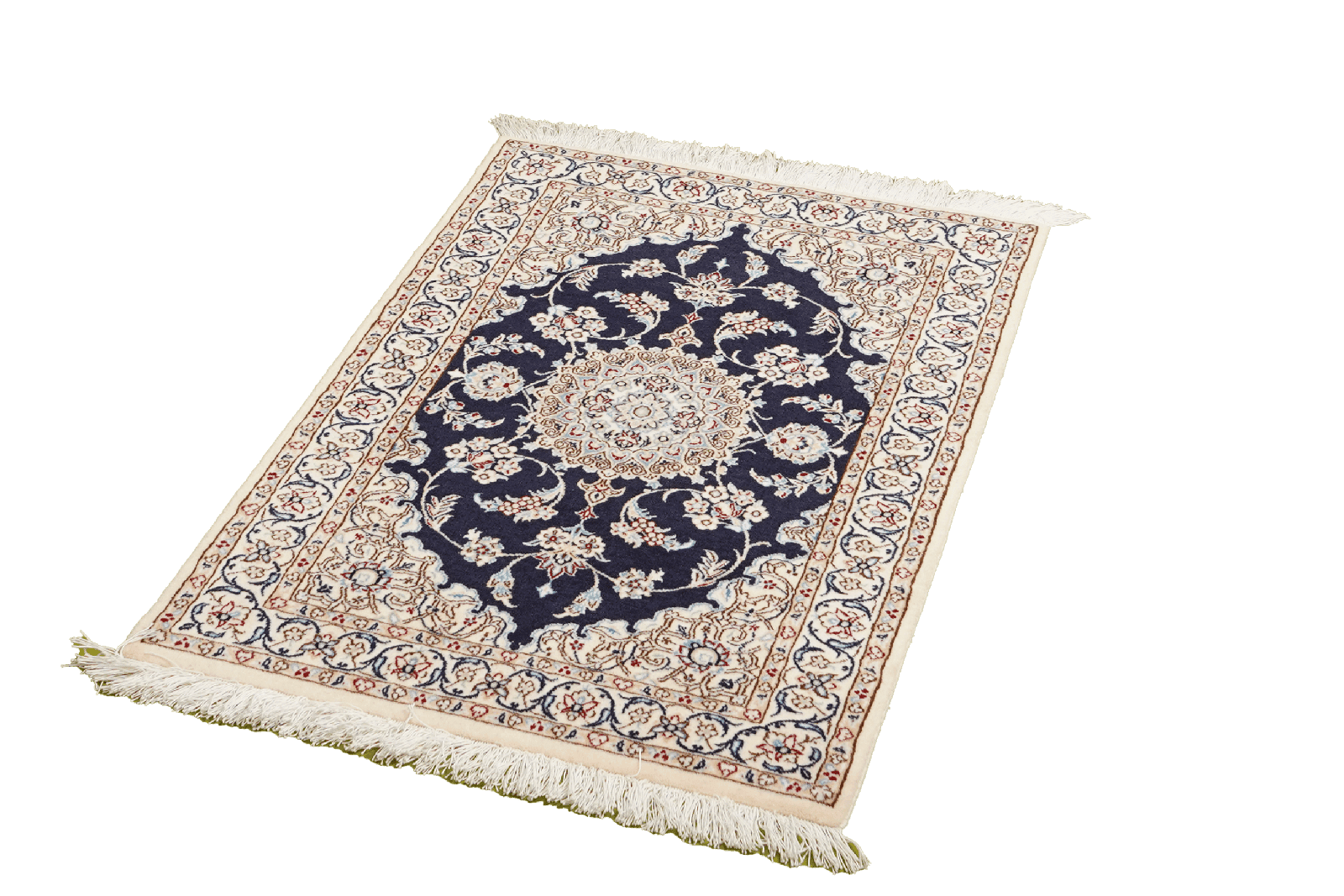 Nain 6La — Hand-knotted, 62x90 cm, Blue, 100% Virgin Wool | View 5