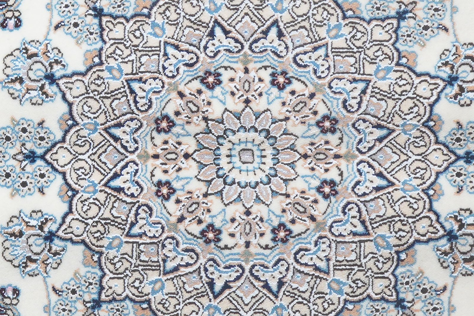 Nain 9La — Hand-knotted, 129x205 cm, Beige, 100% Virgin Wool | View 7