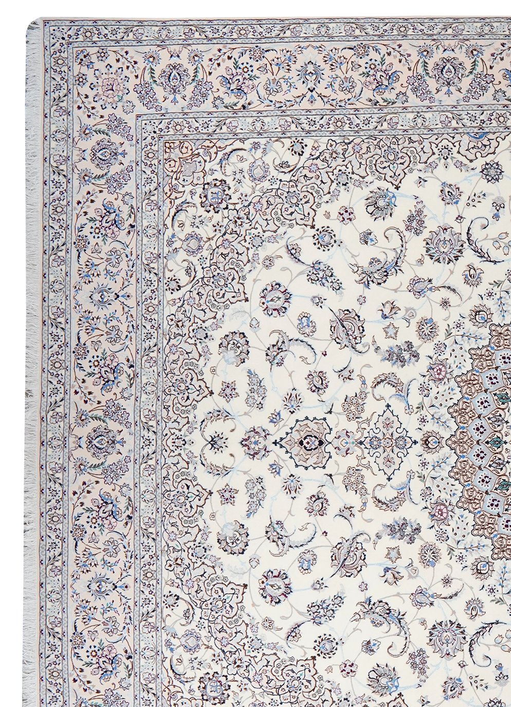 Nain 6La — Hand-knotted, 305x405 cm, Beige, 100% Virgin Wool | View 3