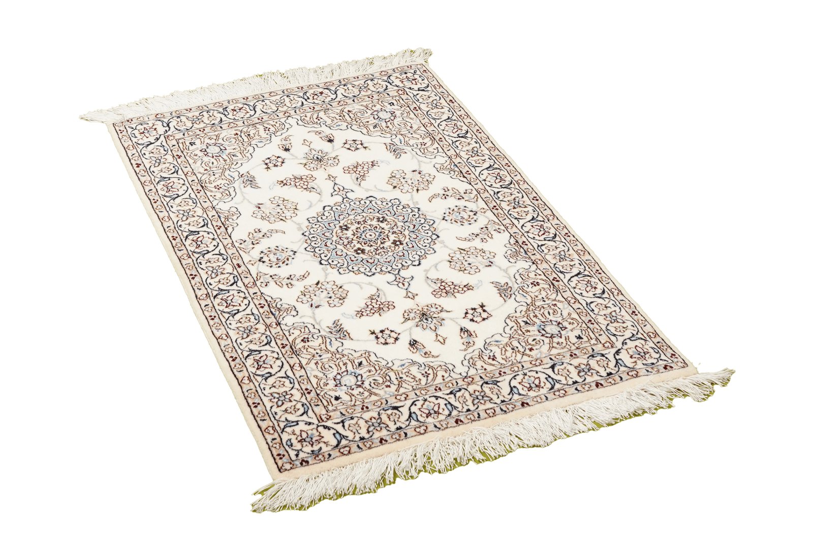Nain 6La — Hand-knotted, 60x91 cm, Beige, 100% Virgin Wool | View 4