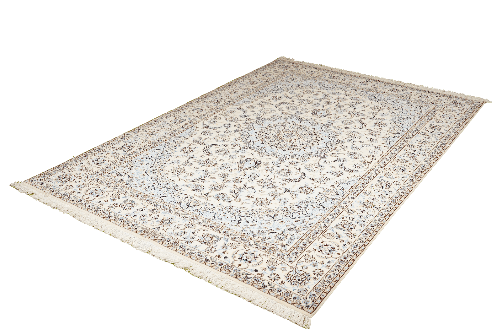 Nain 6La — Hand-knotted, 161x233 cm, Beige, 100% Virgin Wool | View 5