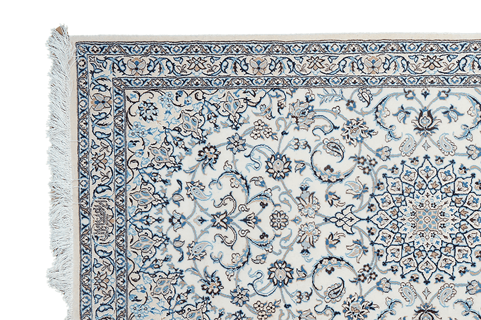Nain 6La — Hand-knotted, 81x288 cm, Beige, 100% Virgin Wool | View 3