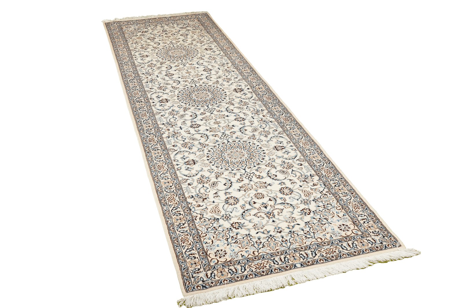 Nain 6La — Hand-knotted, 81x288 cm, Beige, 100% Virgin Wool | View 4