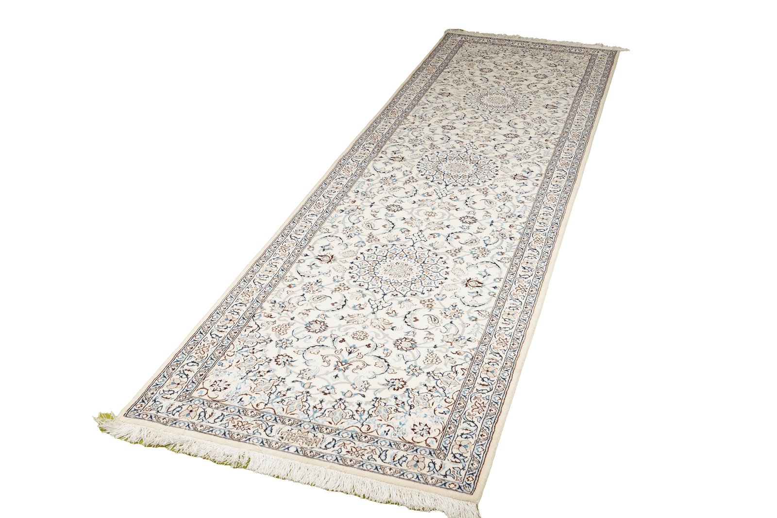 Nain 6La — Hand-knotted, 81x288 cm, Beige, 100% Virgin Wool | View 5
