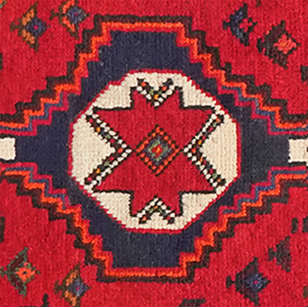 Gashgai — Handgefertigt, 127x88 cm, Beige, 100% Virgin Wool | View 5