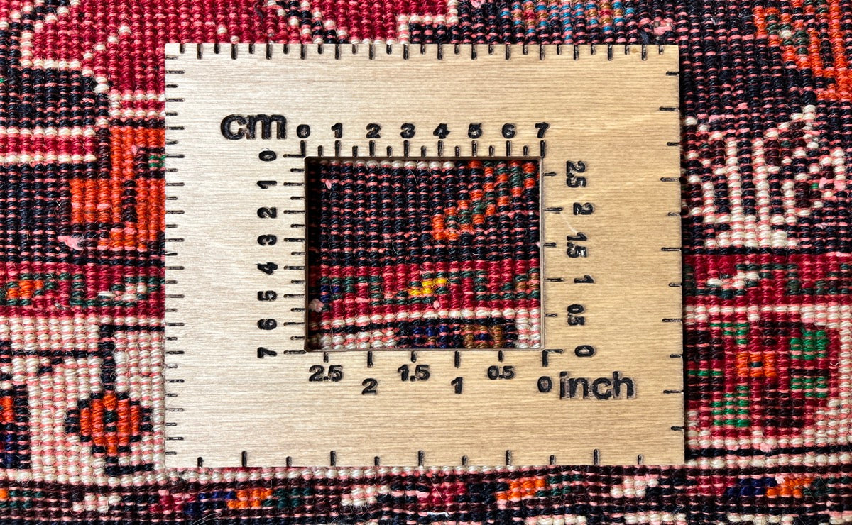 Gashgai — Hand-knotted, 165x270 cm, Red, 100% Virgin Wool | View 11