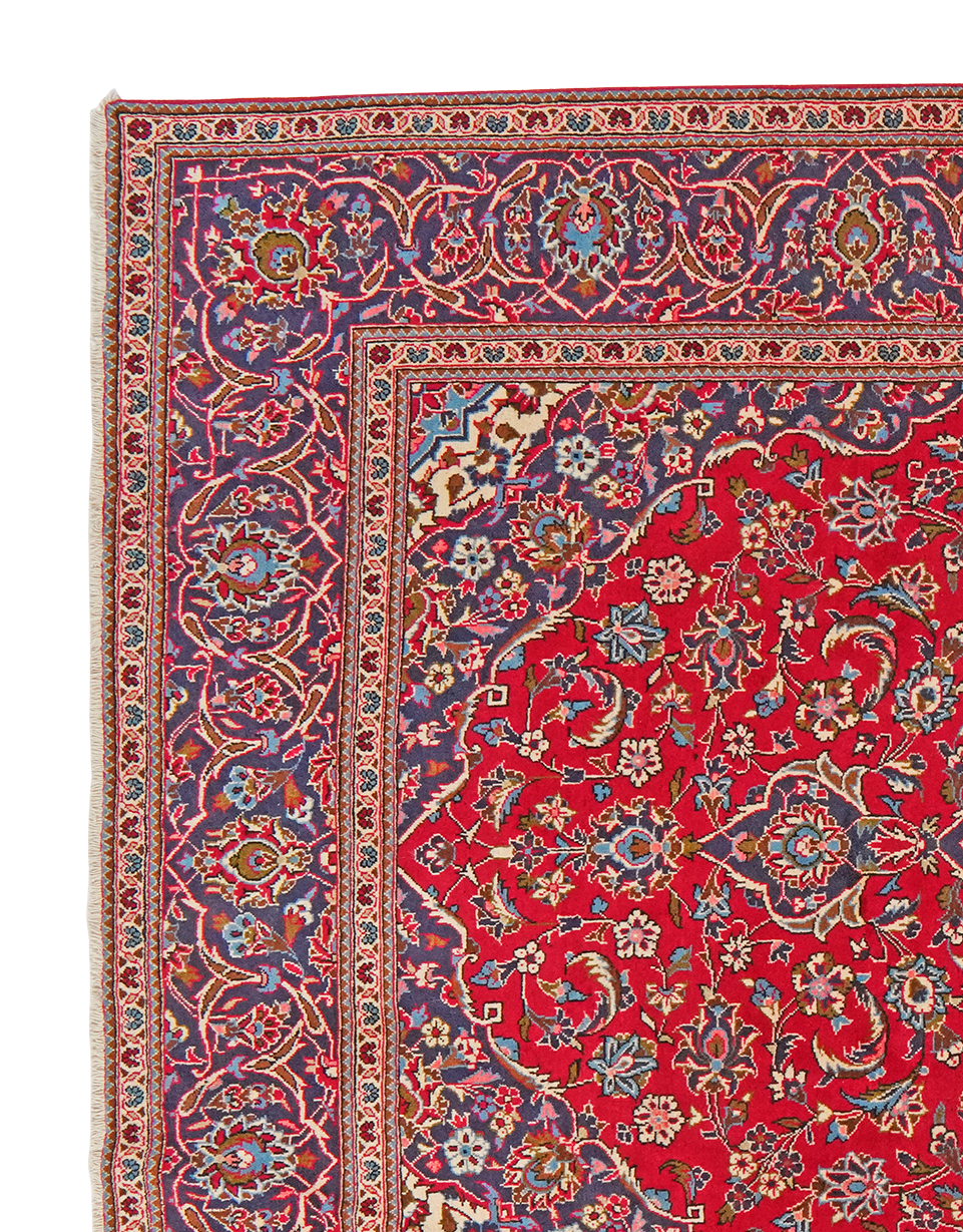 Ardakan — Hand-knotted, 202x306 cm, Red, 100% Virgin Wool | View 3
