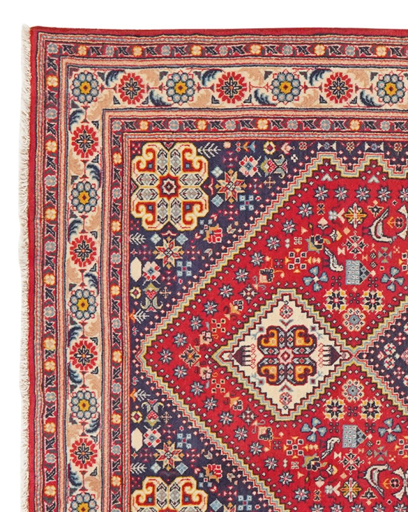 Kashkuli — Hand-knotted, 98x147 cm, Red, 100% Virgin Wool | View 3