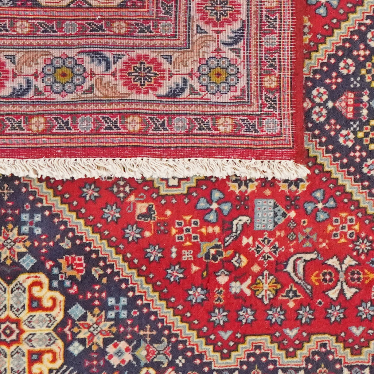 Kashkuli — Hand-knotted, 98x147 cm, Red, 100% Virgin Wool | View 6