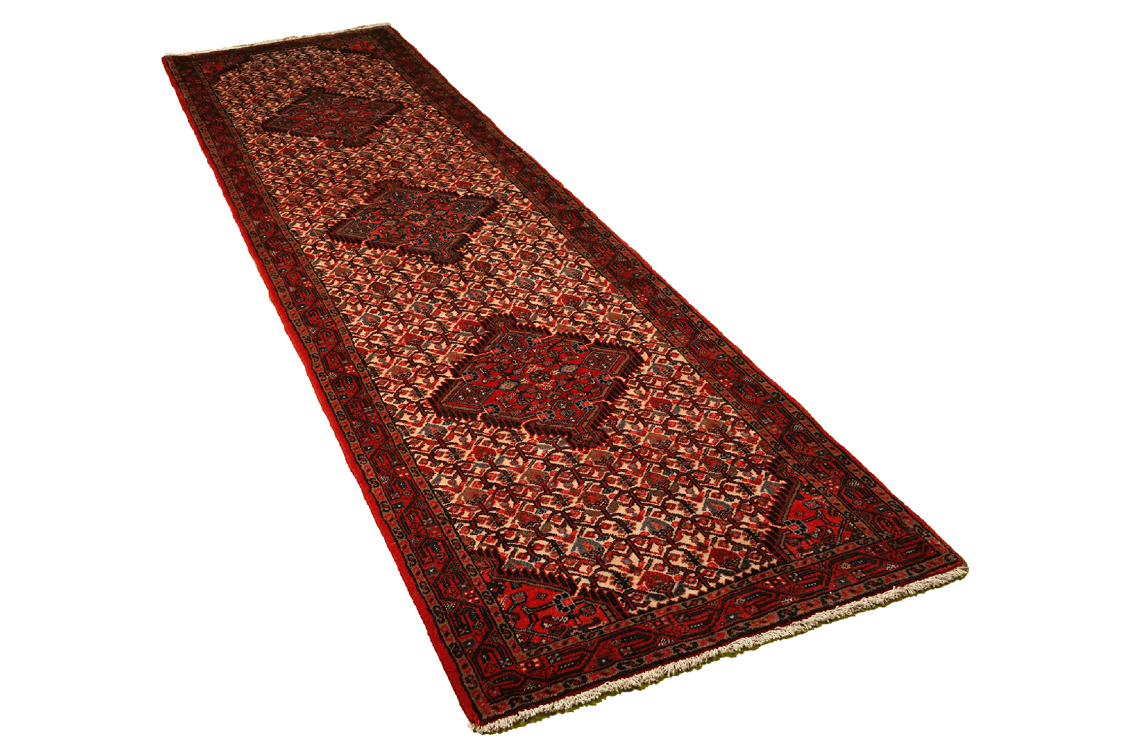 Assadabad — Hand-knotted, 83x301 cm, Beige, 100% Virgin Wool | View 4