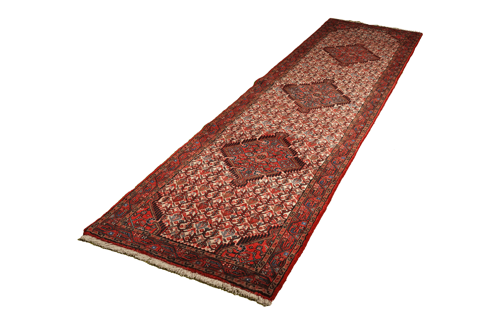Assadabad — Hand-knotted, 83x301 cm, Beige, 100% Virgin Wool | View 5