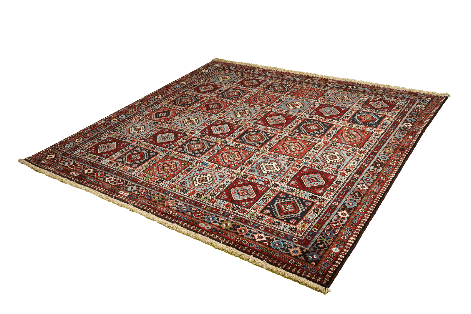 Yalameh — Hand-knotted, 203x197 cm, Multicolor, 100% Virgin Wool | View 5