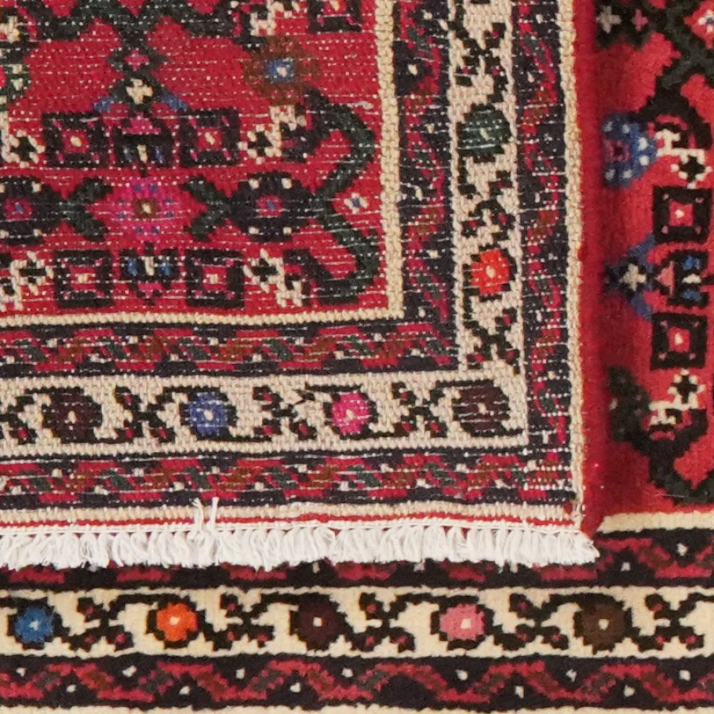 Hosseinabad — Hand-knotted, 66x246 cm, Red, 100% Virgin Wool | View 6