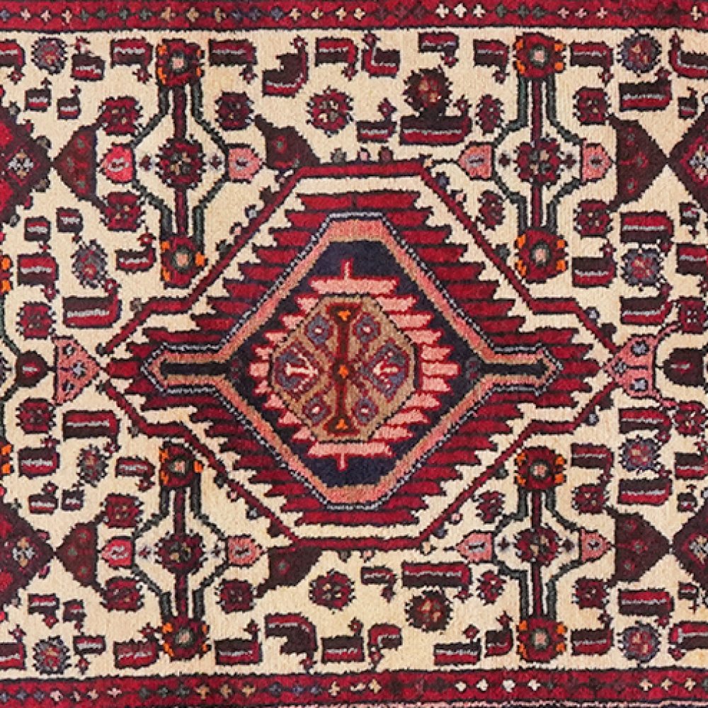 Assadabad — Hand-knotted, 78x243 cm, Beige, 100% Virgin Wool | View 4