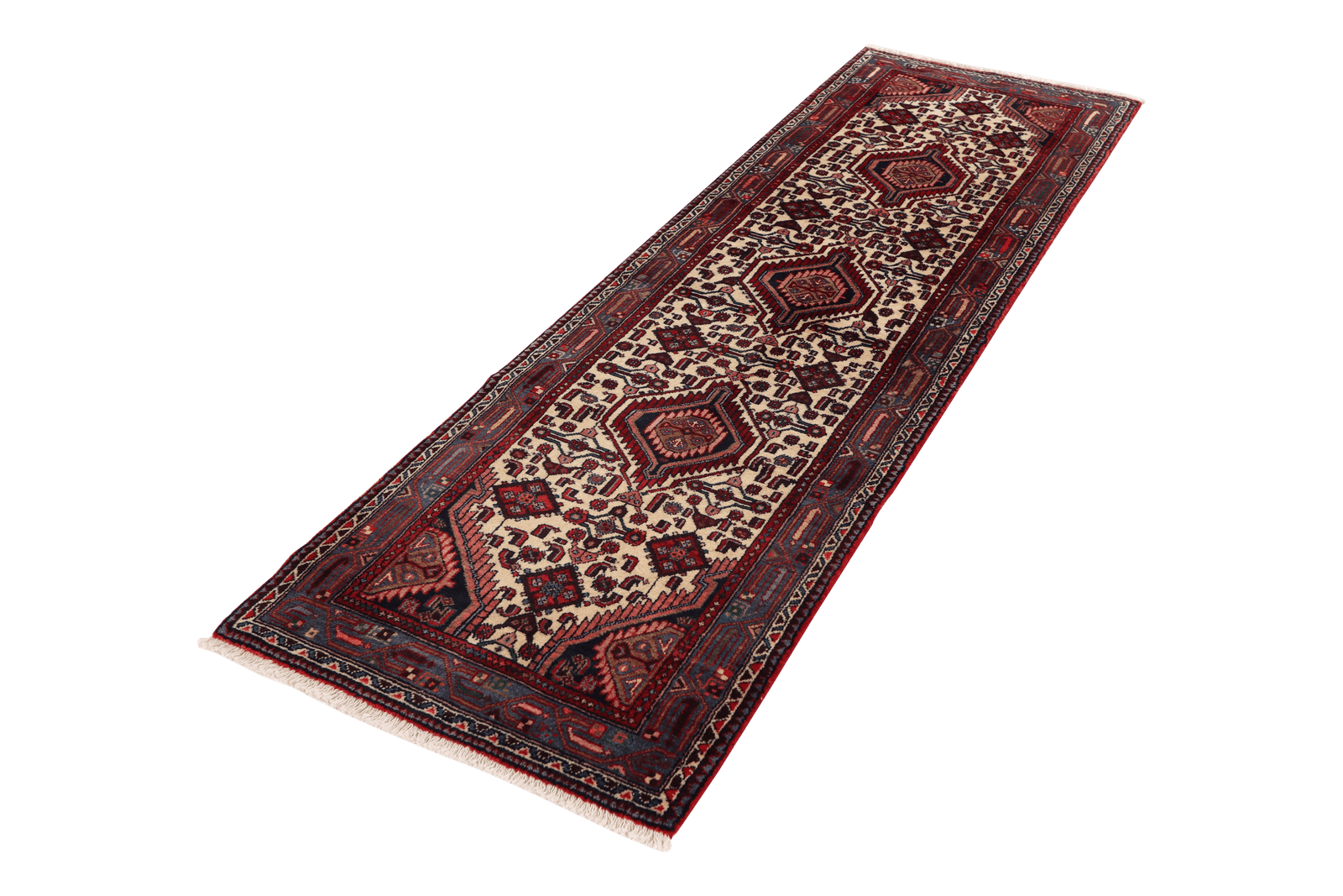 Assadabad — Hand-knotted, 78x243 cm, Beige, 100% Virgin Wool | View 5