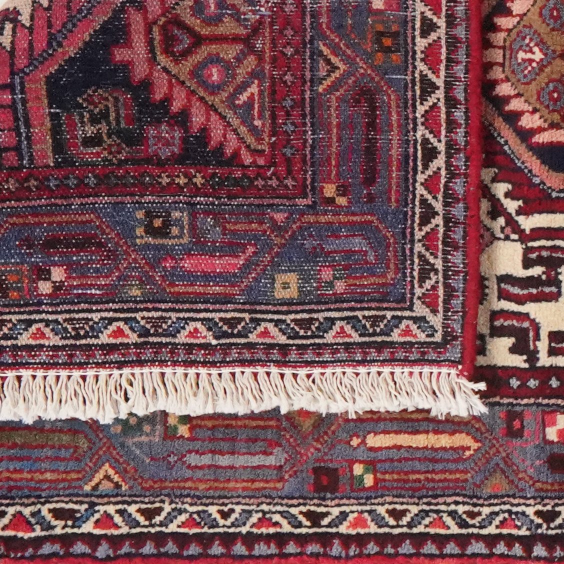 Assadabad — Hand-knotted, 78x243 cm, Beige, 100% Virgin Wool | View 6