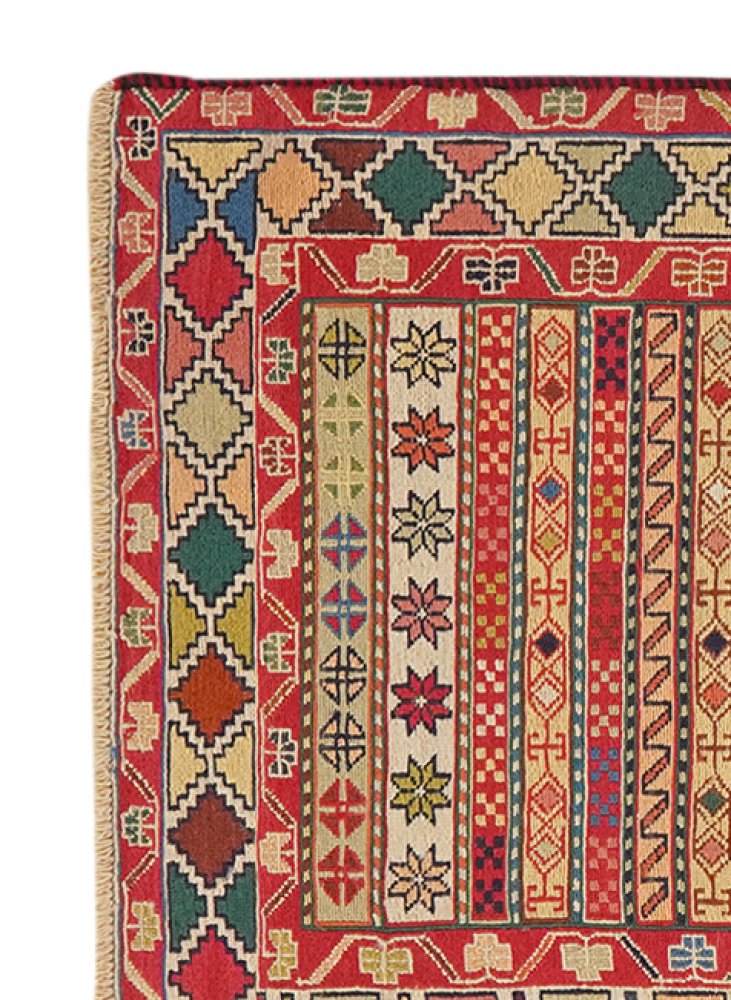Sumak Shahsavan — Handmade, 73x93 cm, Multicolor, 100% Virgin Wool | View 3