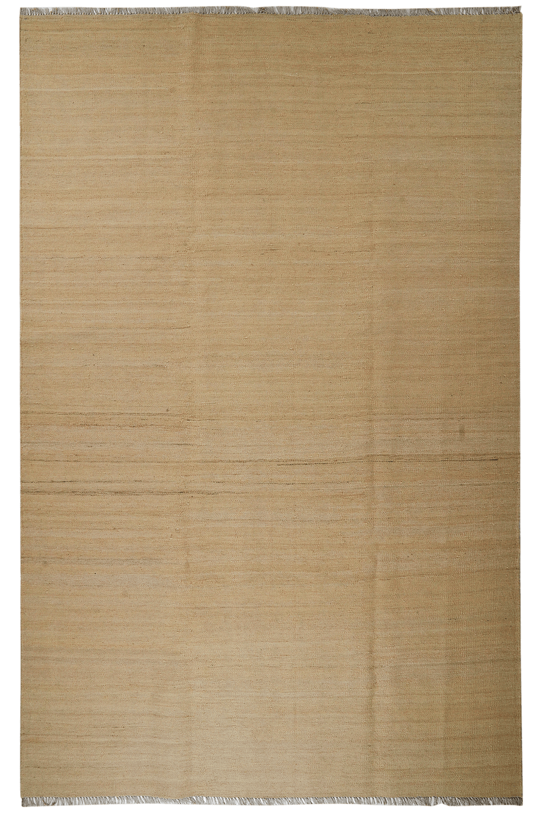 Kelim Gashgai — Handmade, 192x293 cm, Beige, 100% Virgin Wool | Main view