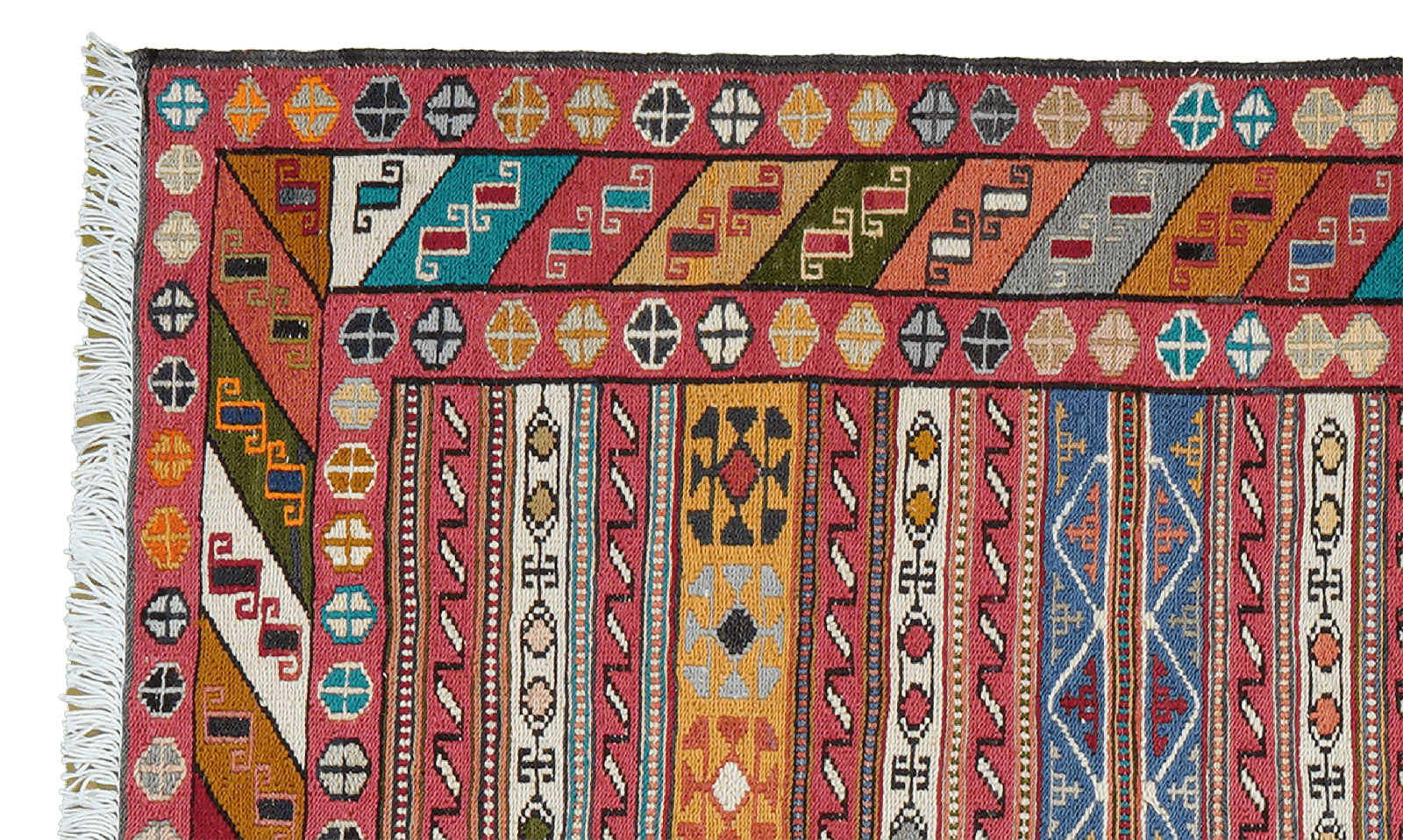 Sumak Shahsavan — Handmade, 72x99 cm, Multicolor, 100% Virgin Wool | View 3